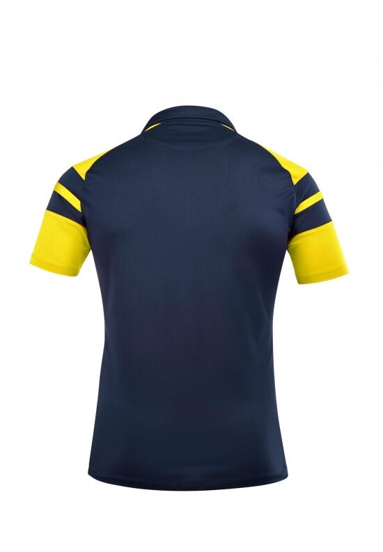 Poloshirt Kemari von Acerbis , blau - gelb , Gr. 5XS-4XL