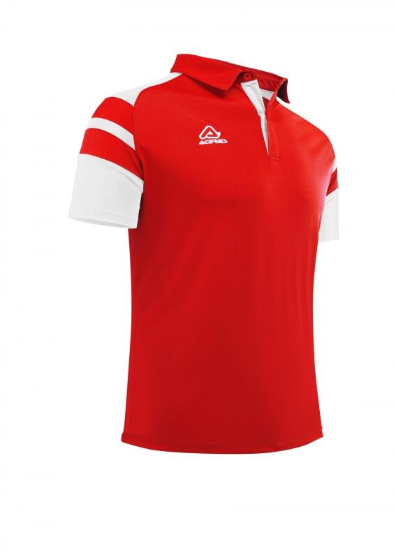 Poloshirt Kemari von Acerbis , rot-weiß , Gr. 5XS-4XL