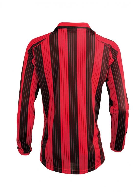 Langarm-Sport-Shirt Vertical v. Acerbis , rot-schwarz , Gr. L