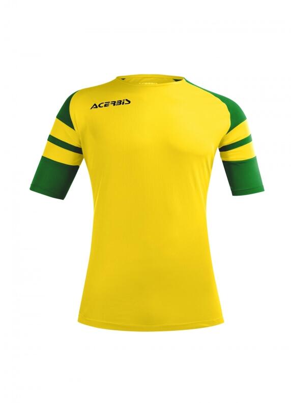 Sport -Kurzarm-Trikot -Kemari JERSEY v. Acerbis , gelb-grün