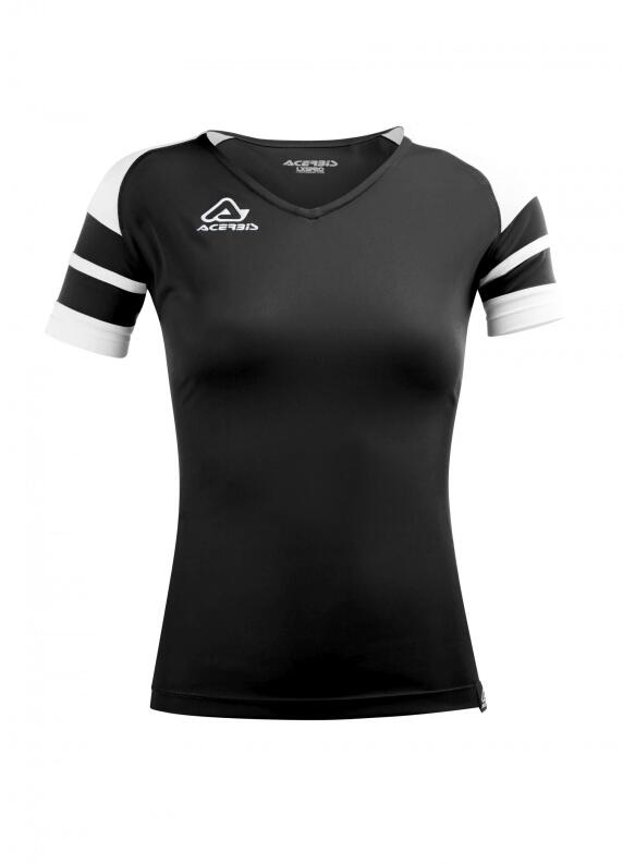 Mädchen und Damen Sport -Trikot -Kemari v. Acerbis , schwarz-weiß