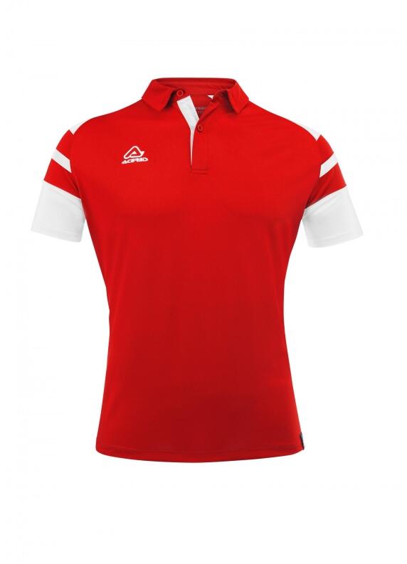 Poloshirt Kemari von Acerbis , rot-weiß , Gr. 5XS-4XL