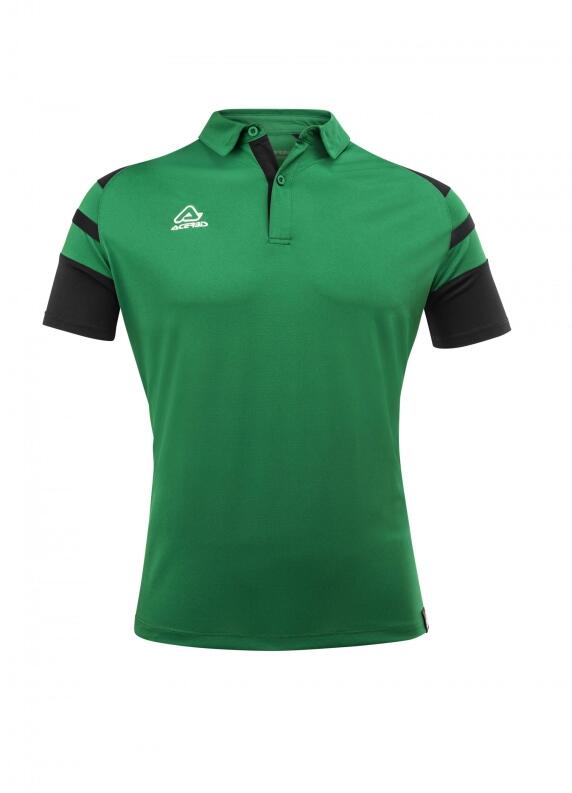 Poloshirt Kemari von Acerbis , grün - schwarz , Gr. 5XS-4XL