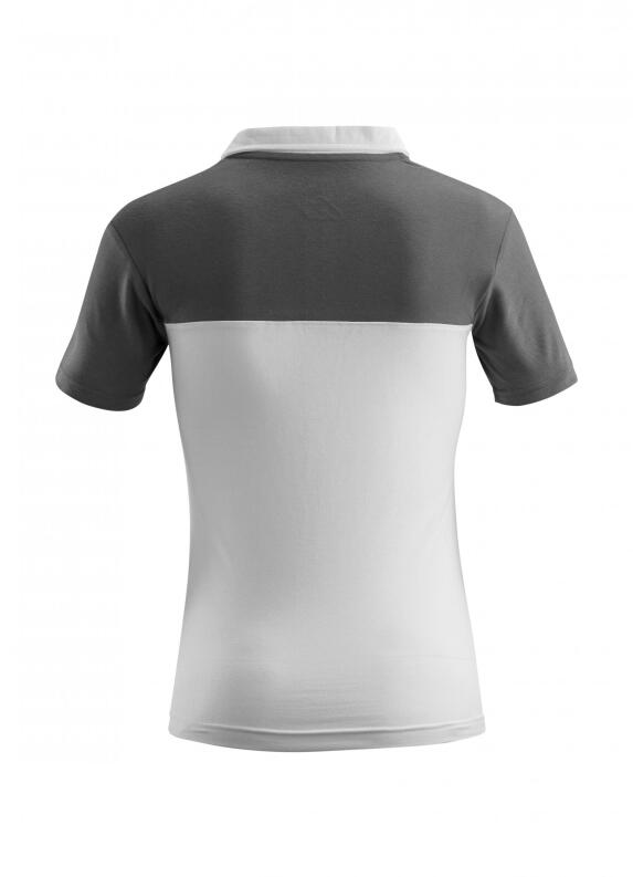 Frauen-Poloshirt Belatrix von Acerbis , weiß-grau, Gr. 3XS -2XL