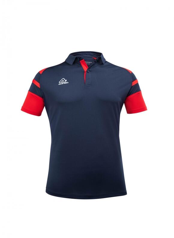 Poloshirt Kemari von Acerbis , blau - rot , Gr. 5XS-4XL
