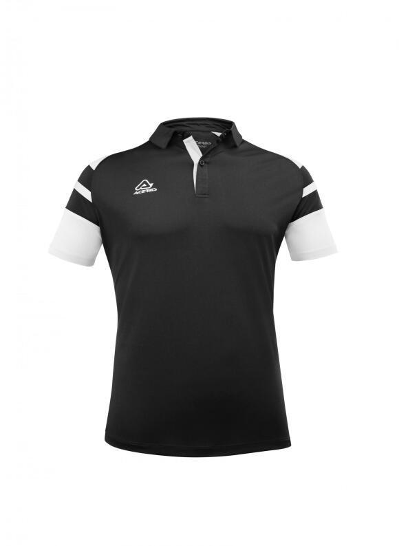 Poloshirt Kemari von Acerbis , schwarz-weiß , Gr. 5XS-4XL