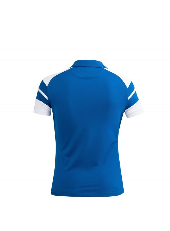 Damen Poloshirt Kemari v. Acerbis , royal - weiß , Gr. 4XS-3XL