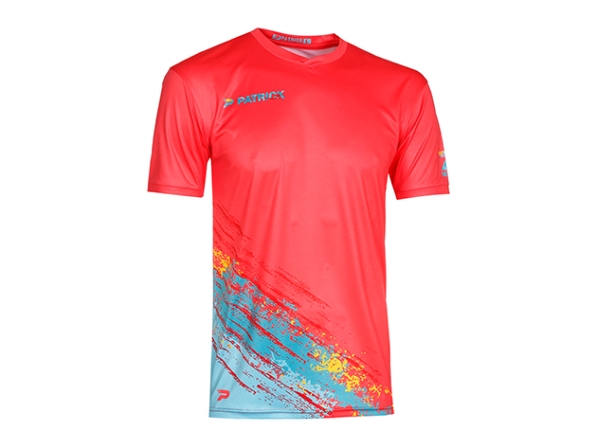 Sport-Kurzarm-Shirt Sublimation, rot, Patrick