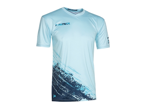 Sport-Kurzarm-Shirt Sublimation, hellblau , Patrick