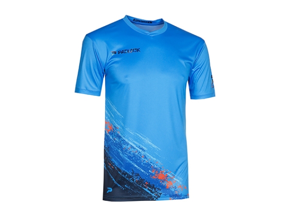 Sport-Kurzarm-Shirt Sublimation, royalblau , Patrick