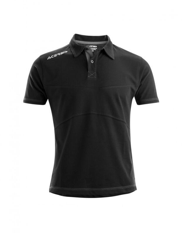 TOP- Poloshirt Diadema von Acerbis , schwarz , Gr. S- 4XL