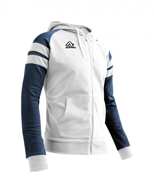Trainingshoodie KEMARI v. ACERBIS , weiß-blau , S-4XL
