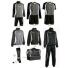 Sport- Set -Set Goldkit 13-teilig schwarz-grau