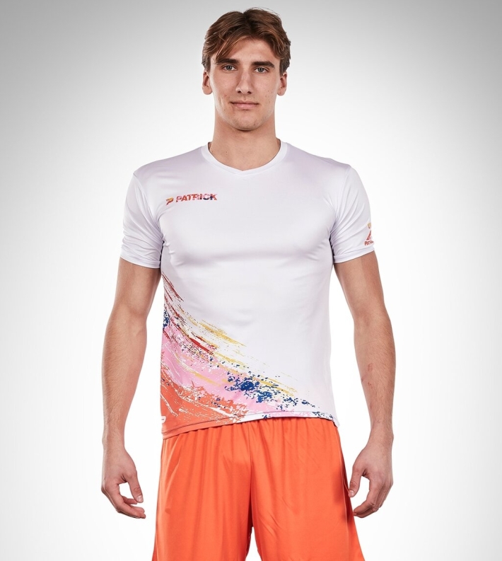 Sport-Freizeit-Kurzarm-Trikot - LIMITED - weiß