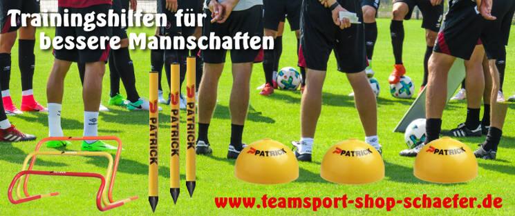 Trainingsausrüstung zur Leistungssteigerung - von Trainingshütchen über Slalomstangen, bis zu