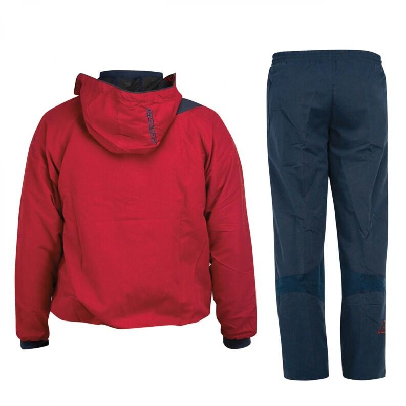 Kapuzen-Trainingsanzug ALKMAN v. ACERBIS weinrot /blau