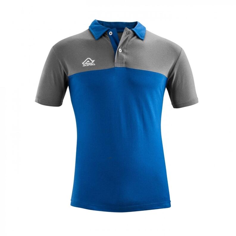 Poloshirt Belatrix von Acerbis , royal-grau, Gr. 4XS -3XL