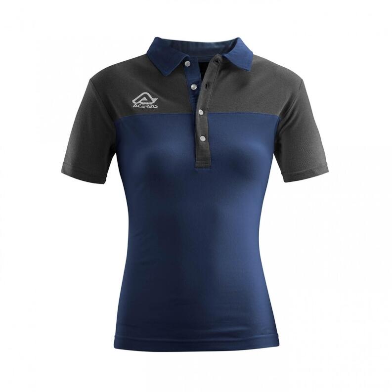Frauen-Poloshirt Belatrix von Acerbis , blau-grau, Gr. 3XS -2XL