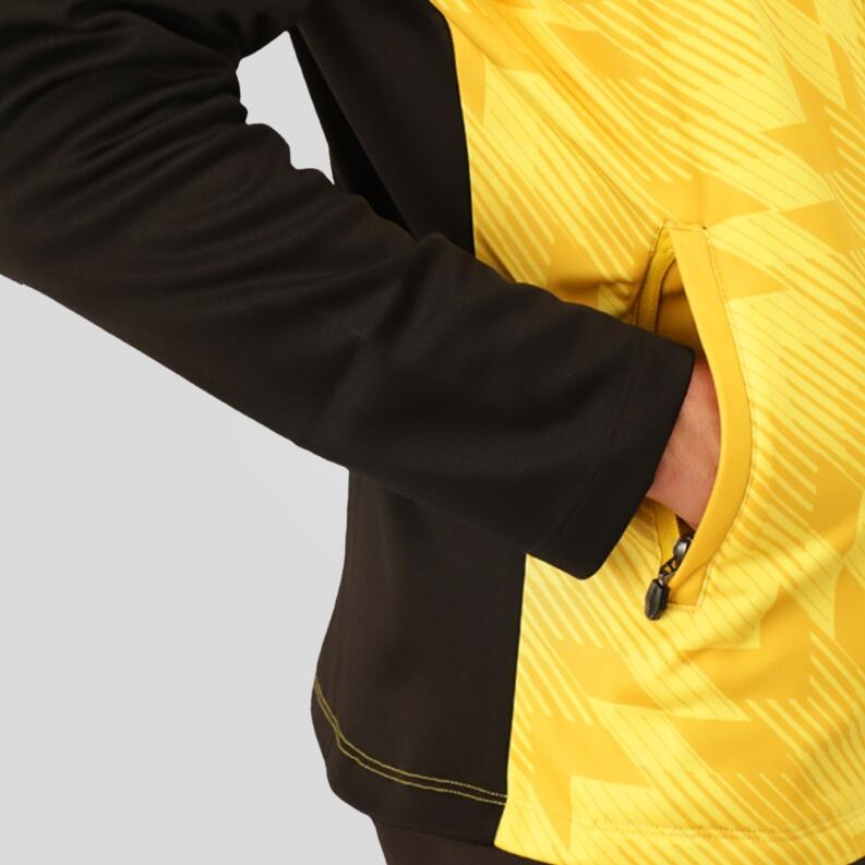Trainingsjacke Blok v. ACERBIS, schwarz-gelb , XS-3XL