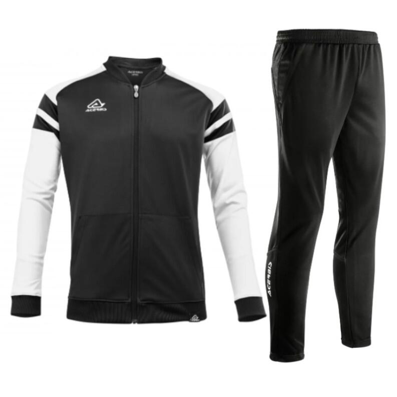 hochwertiger Trainingsanzug Kemari von Acerbis - schwarz / weiß