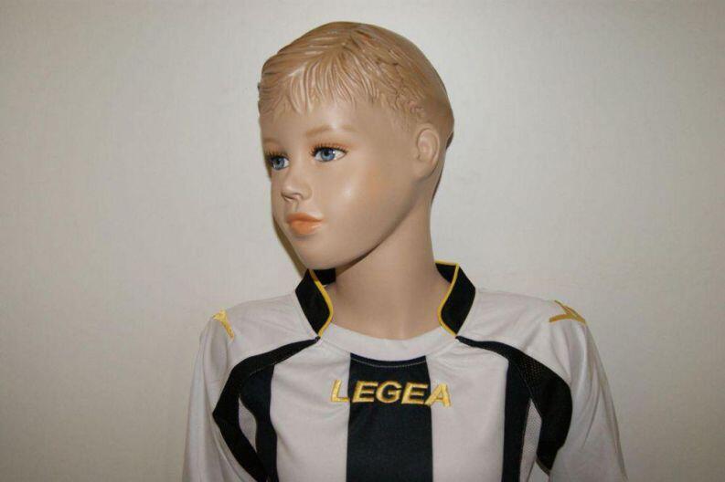 Legea-Trikot-Sets- DRESDA -l Trikot u.Hose weiß / schwarz 7 cm - DRESDA Trikot-Set v. LEGEA