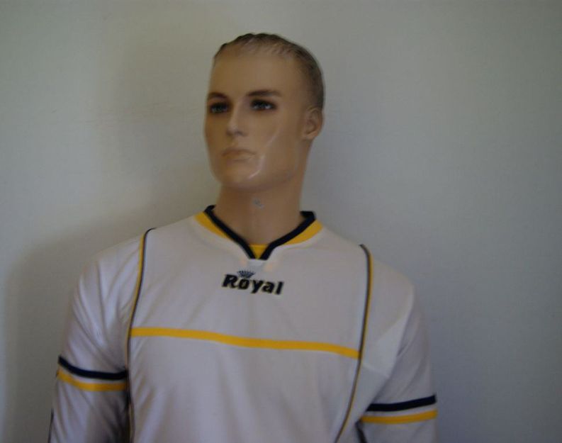 14 Fußballl-Trikot-Sets-LINX v. ROYAL weiß / blau - LINX Trikot-Set v. ROYAL