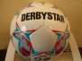 DERBYSTAR Trainings-Fußball Brillant TT rot/blau